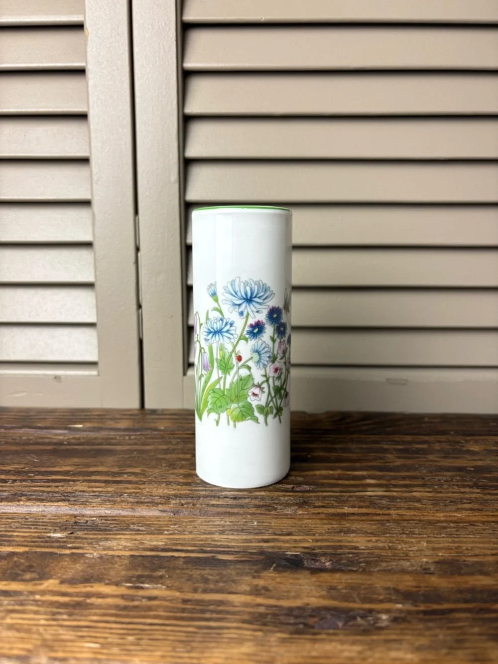 japan garden cylinder vase - Picture 3 of 8